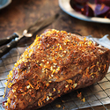 Pepper & Orange-Rubbed Beef Roast with Balsamic Beets