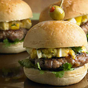 Sausage and Deviled Egg Salad Sliders